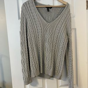 RALPH LAUREN cable knit sweater large